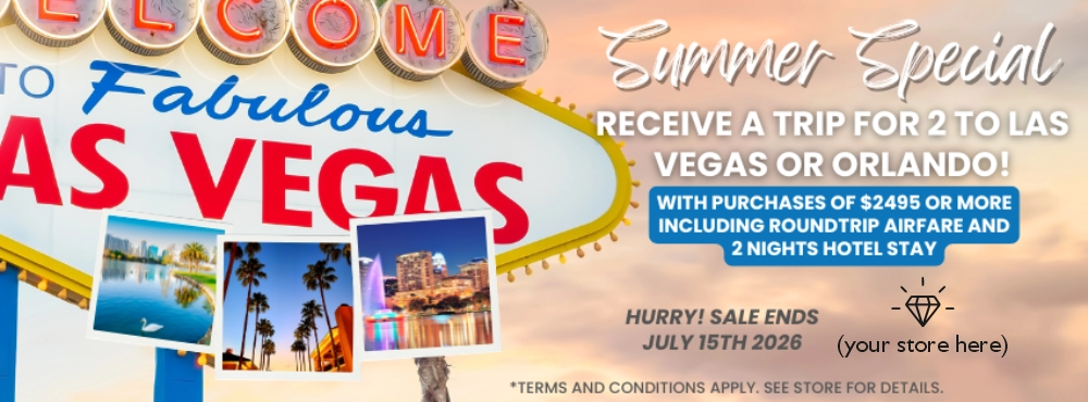 Sample jewelry store travel incentive ad