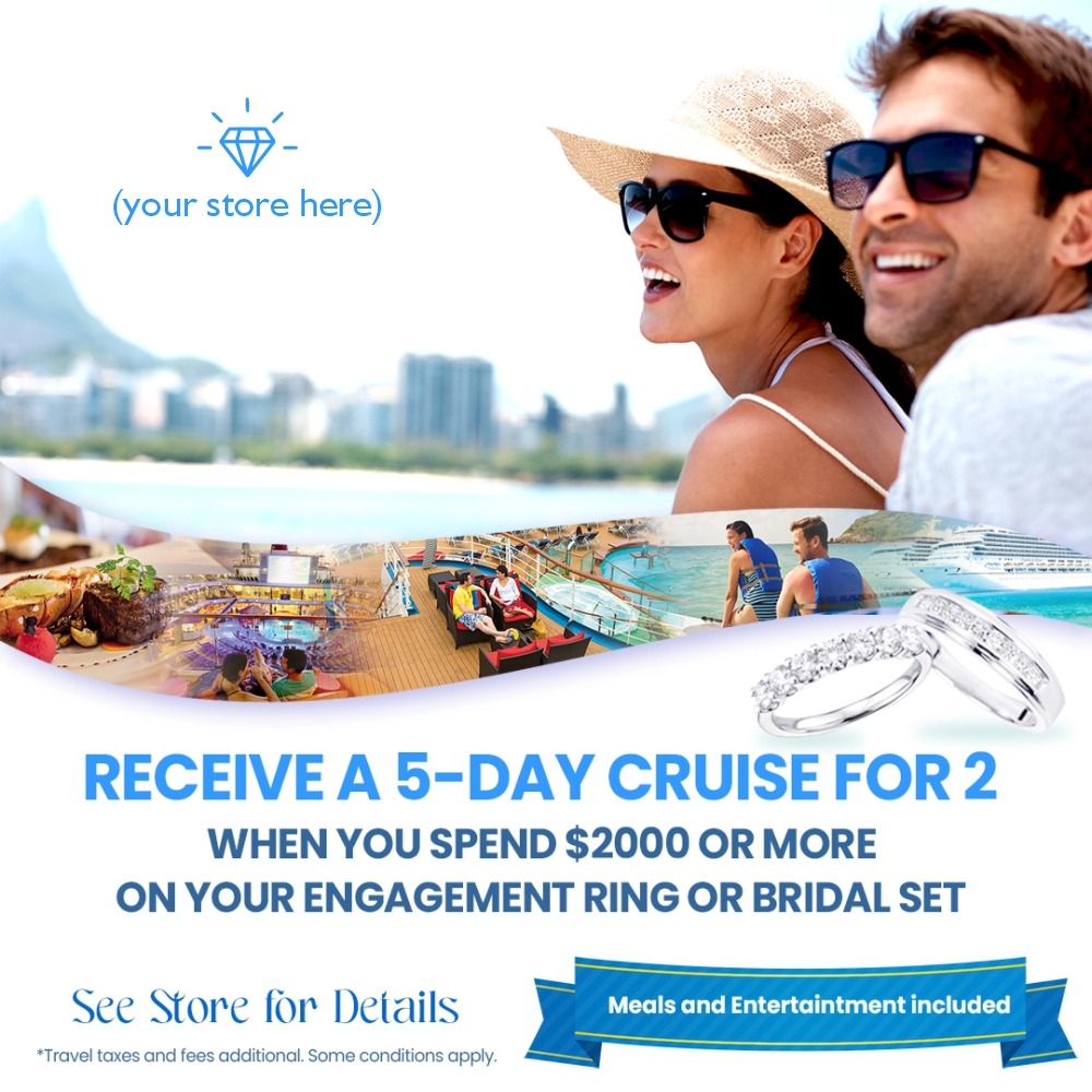 Sample jewelry store travel incentive ad